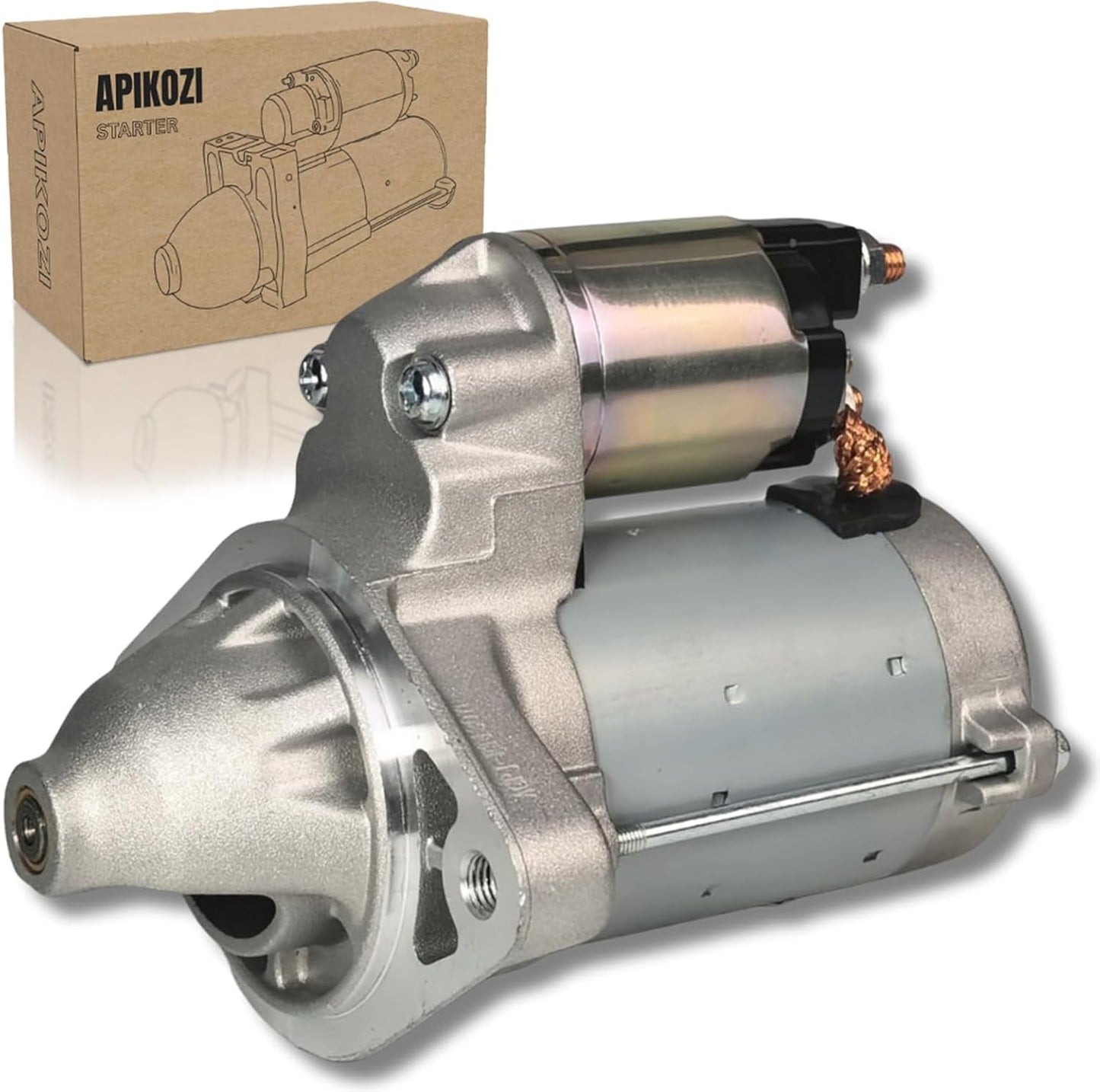 17841N Starter Fit for Toyota Corolla, Matrix, Vibe, 1.8L L4 2003-2008 28100-0D080, 28100-22090, 428000-0340, 428000-0341, 428000-1311